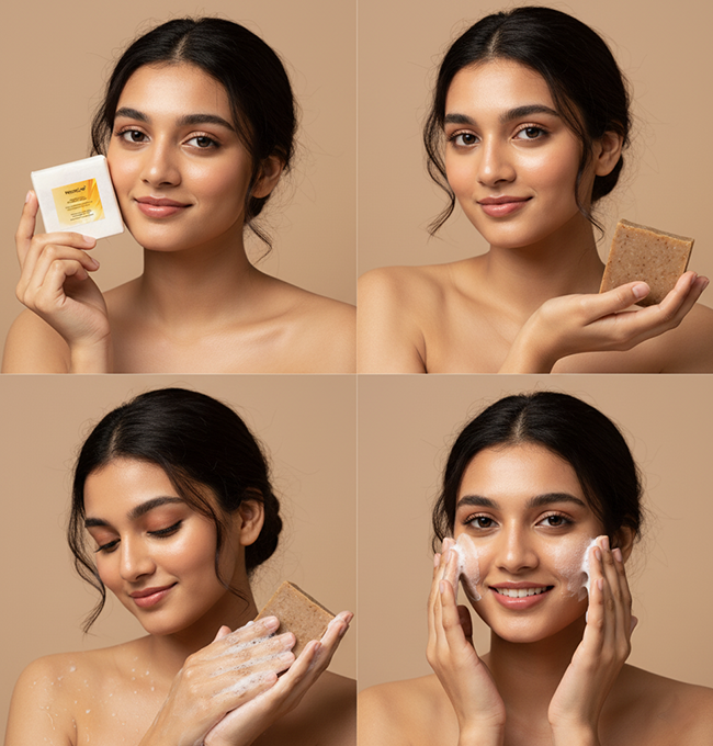 Ubtan Cold Process Soap – Ayurvedic Brightening & Nourishing Soap - Image 4